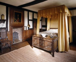 The King's Room at Moseley Old Hall, Staffordshire.