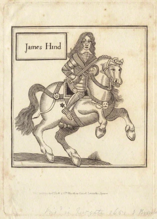 NPG D29229; James Hind published by John Scott
