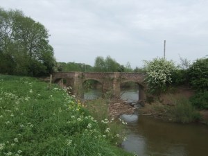 "Old Powick Bridge over the River Teme - 