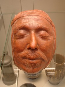 Oliver Cromwell's death mask.